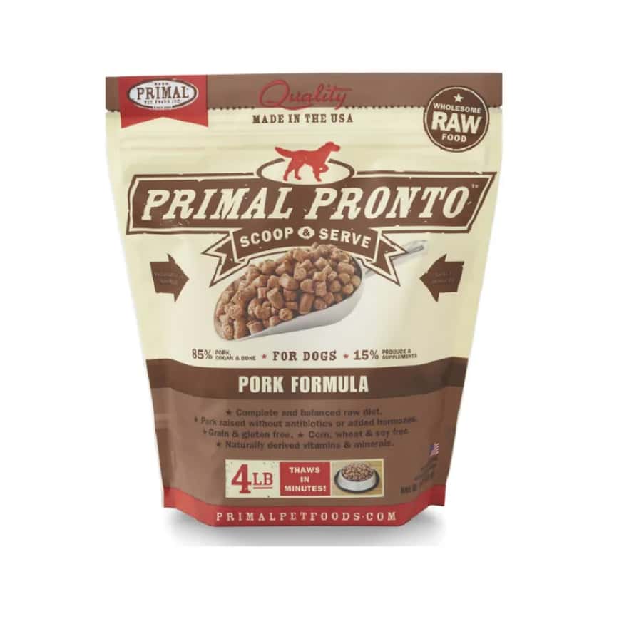 Primal 狗糧 急凍鮮肉粒系列 豚肉配方 4lb (PRCPKF4) (需冷藏) (圖片2)