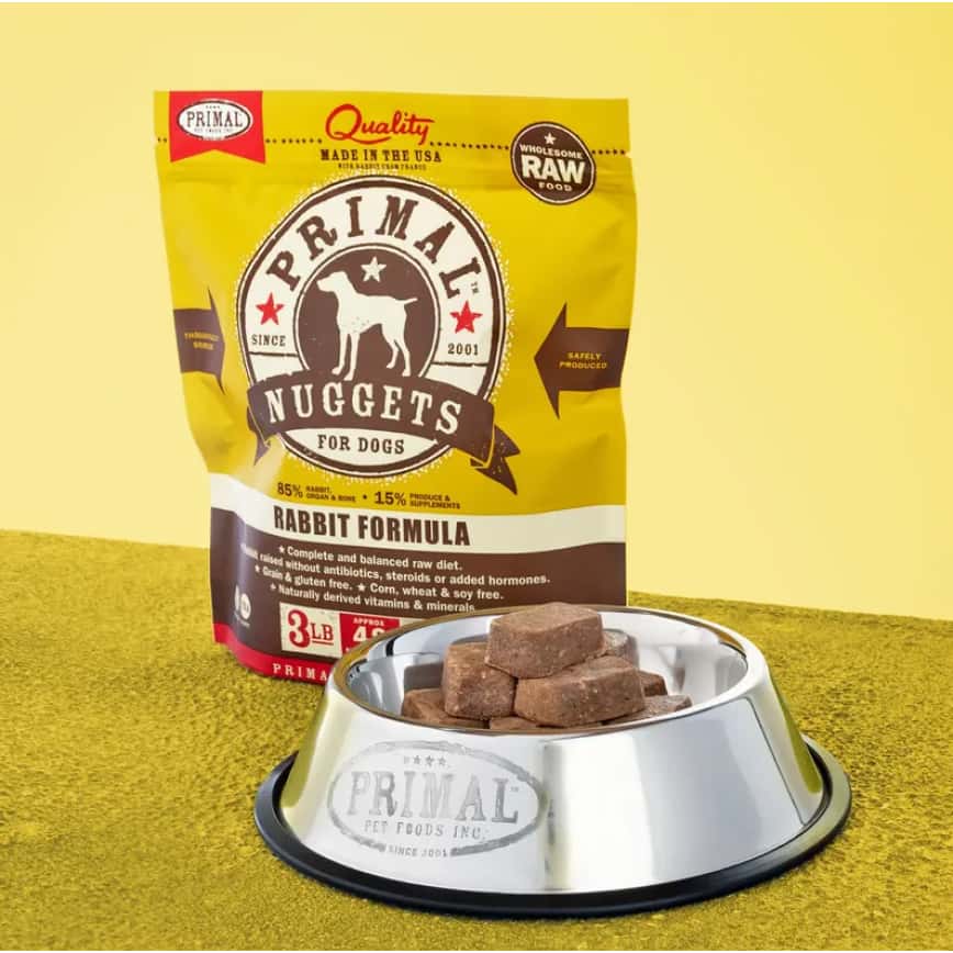 Primal 狗糧 急凍鮮肉磚系列 兔肉配方 3lb (CRF3NG) (需冷藏) (圖片2)