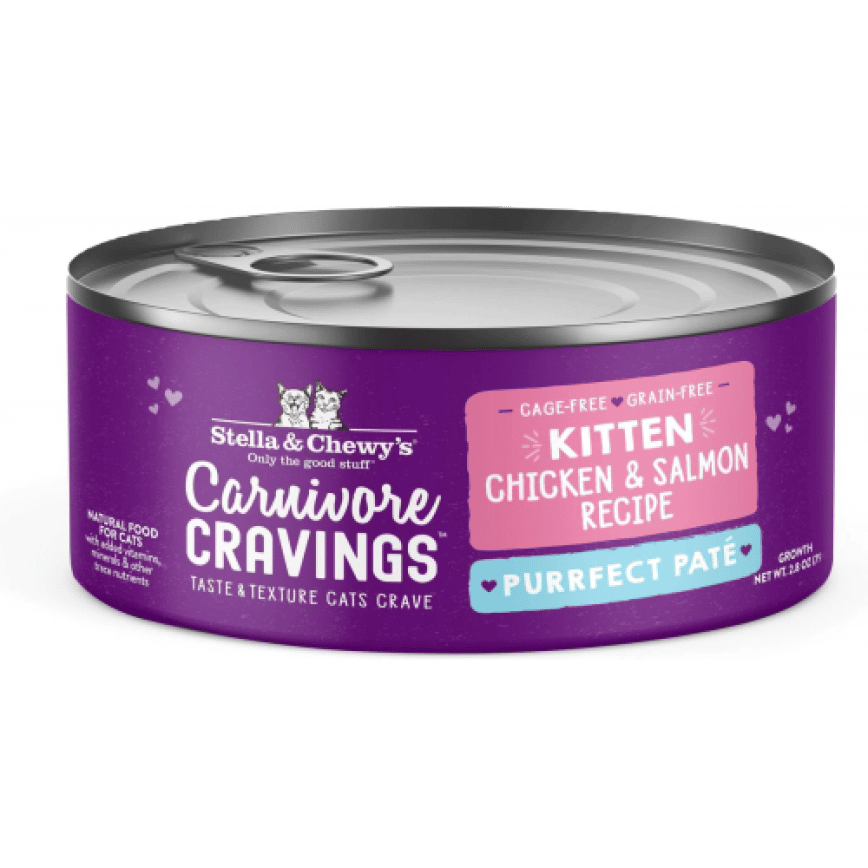 Stella & Chewy's 無穀物主食貓罐頭 滋味骨湯肉醬 幼貓配方 雞肉及三文魚 2.8oz (PPC-KIT-2.8) (圖片2)