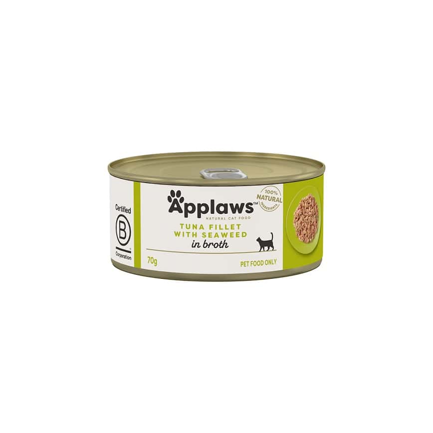 Applaws 貓罐頭 天然優質吞拿魚及紫菜 Tuna with Seaweed 70g (綠) (1009) (圖片2)