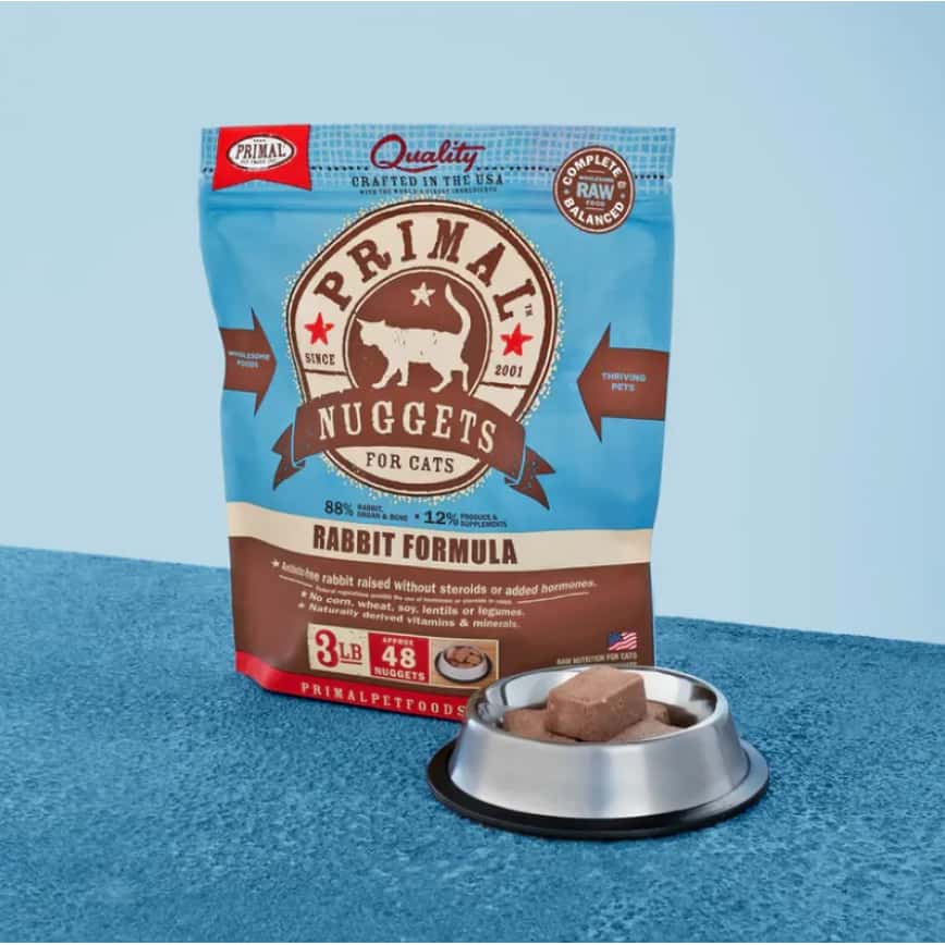 Primal 貓糧 急凍鮮肉磚系列 兔肉配方 3lb (FRF3NG) (需冷藏) (圖片2)