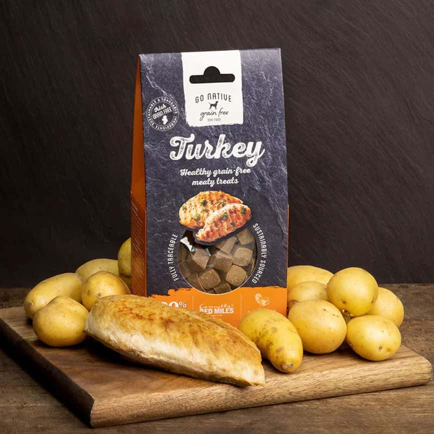 Go Native 愛爾蘭冠軍 頂級低敏狗小食 火雞肉 100g (圖片2)