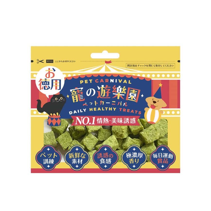 寵之遊樂園 凍乾 貓零食 狗零食 貓草雞肉粒 30g (圖片2)