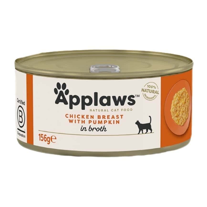 Applaws 貓罐頭 天然優質雞胸及南瓜 Chicken Breast with Pumpkin 156g (橙) (2010) (圖片2)