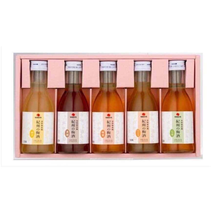 中田食品 日本紀州梅酒 果酒 180ml 套裝 (五支不同口味) (圖片2)
