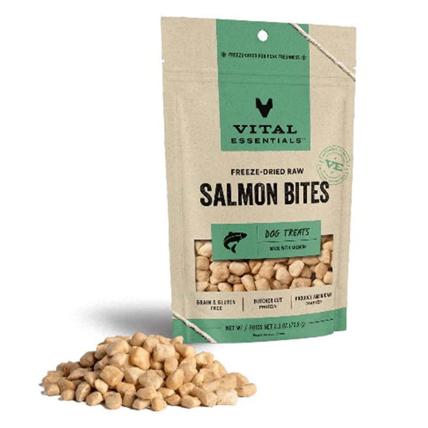 VITAL ESSENTIALS 凍乾狗小食 三文魚粒 2.5oz (684151) (圖片2)