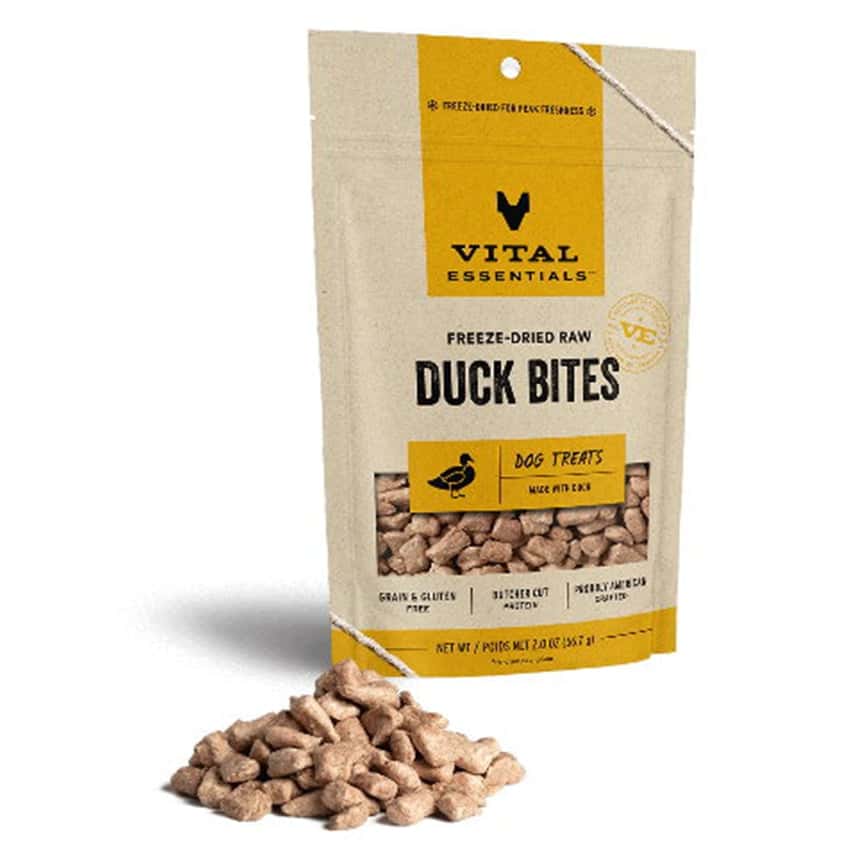 VITAL ESSENTIALS 凍乾狗小食 鴨肉粒 2oz (684090) (圖片2)
