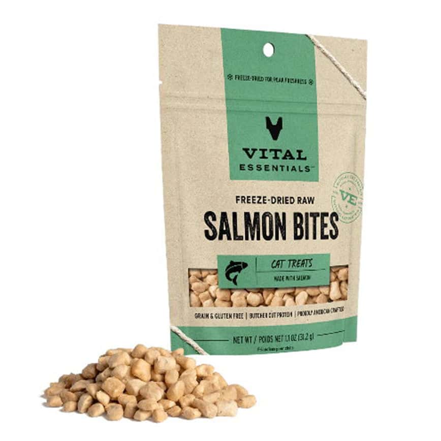 VITAL ESSENTIALS 凍乾貓零食 三文魚粒 1.1oz (694075) (圖片2)