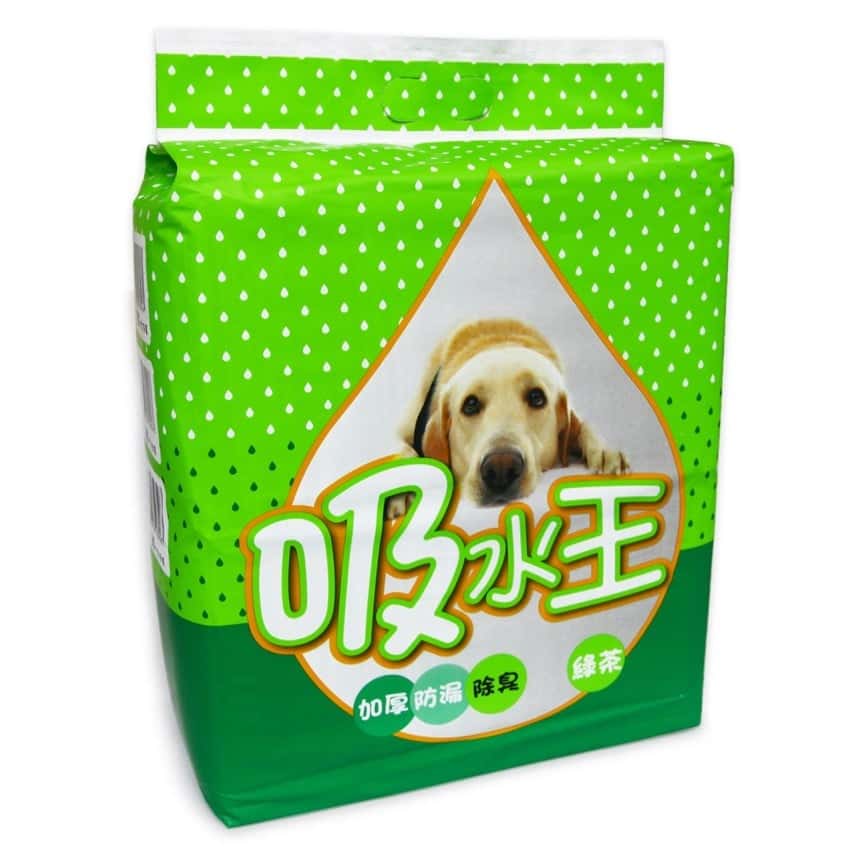 威龍 吸水王 綠茶吸水寵物尿墊 狗尿墊 狗尿片 [33x45 S碼100枚] (998906R) (TBS) (圖片2)