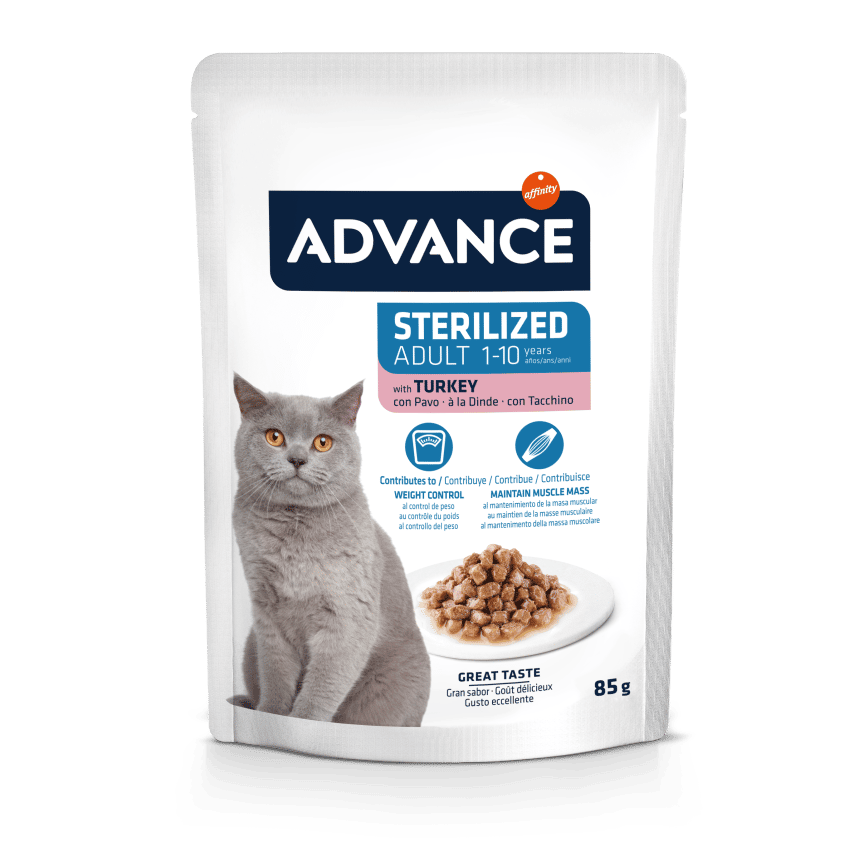 ADVANCE 貓濕糧 日常護理 成貓配方 火雞 85g (964529) (圖片2)