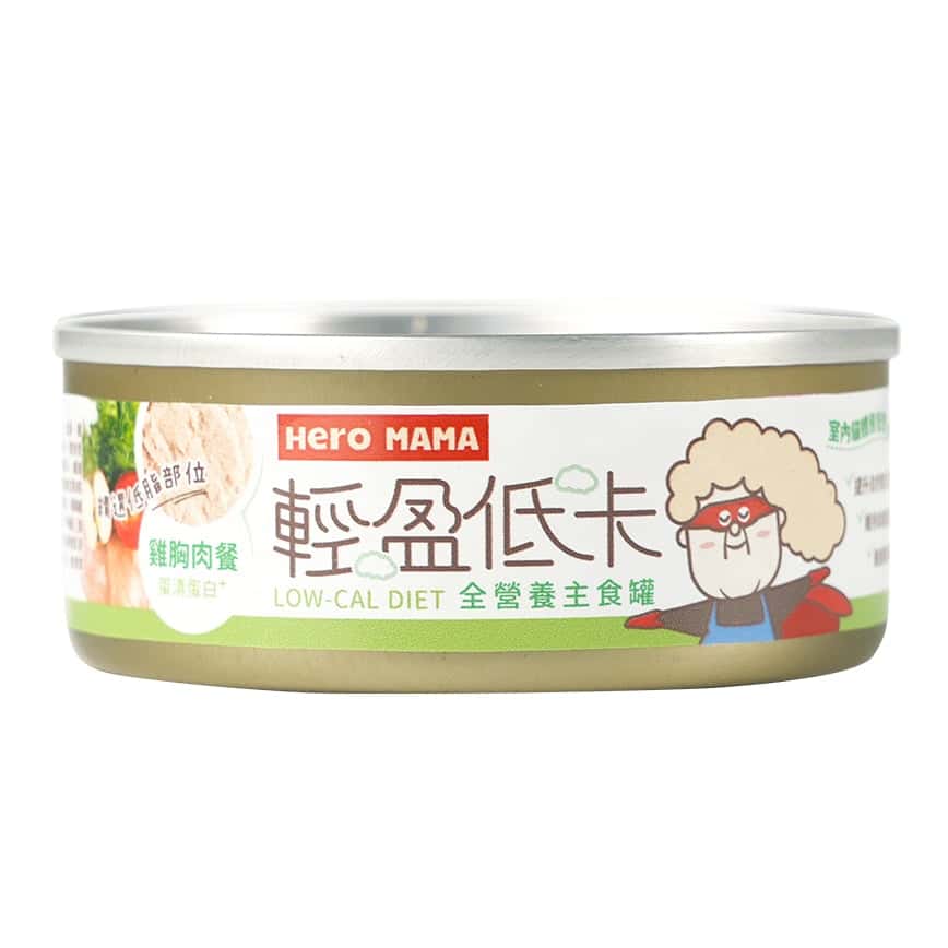 HeroMama 貓主食罐 輕盈低卡系列 雞胸肉餐 80g (圖片2)