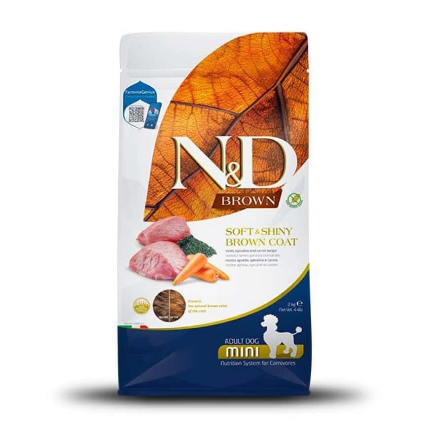 Farmina N&D 狗糧 無穀物天然螺旋系列 小型成犬配方 天然棕毛 2kg (NSDL020) (圖片2)