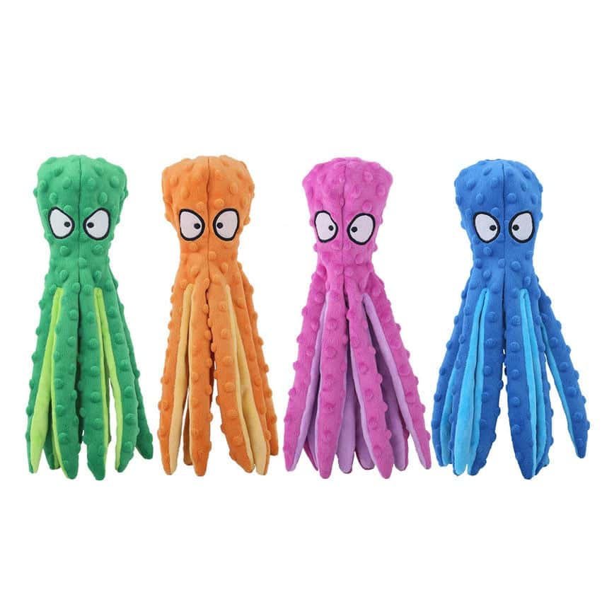 HelloDOG 玩具嚴選 外星八爪魚 1件 (隨機顏色) (圖片2)