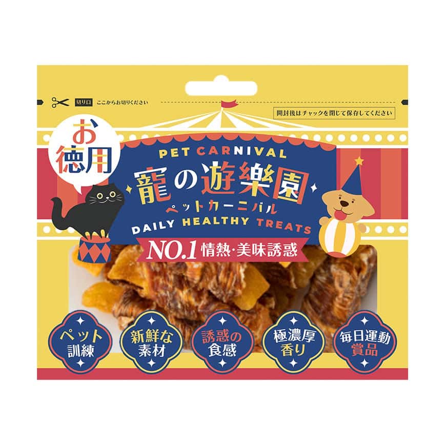 寵之遊樂園 風乾狗零食 鴨肉繞甘薯 50g (圖片2)