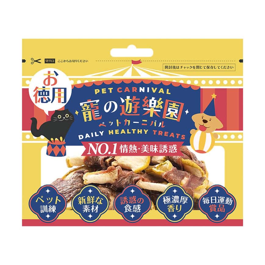 寵之遊樂園 風乾狗零食 鴨肉繞雪梨 50g (圖片2)