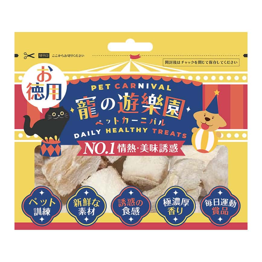 寵之遊樂園 凍乾 貓零食 狗零食 切塊大鱈魚 30g (圖片2)