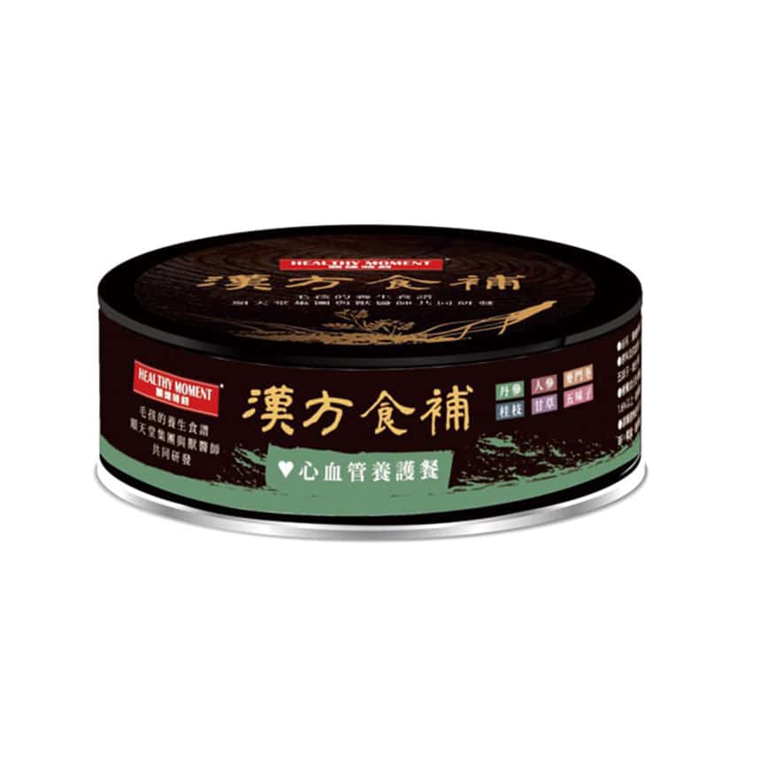 關健時刻Healthy Moment 狗罐頭主食罐 漢方養生心血管養護 MKD01 80g (圖片2)