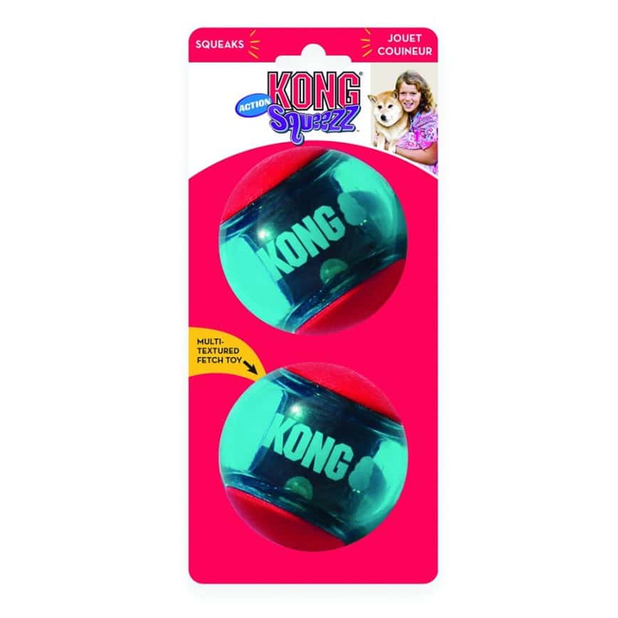 KONG Squeezz® Action 8cm (2 piece/packing) (66427) (圖片2)