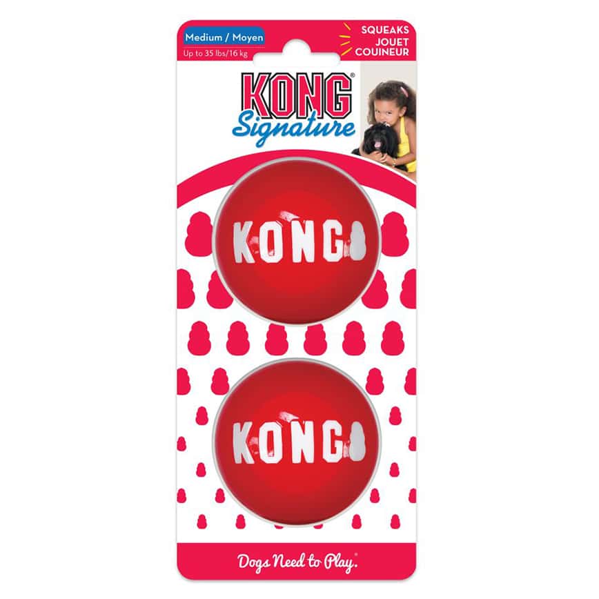 KONG Signature Ball 6cm (2 piece/packing) (67387) (圖片2)