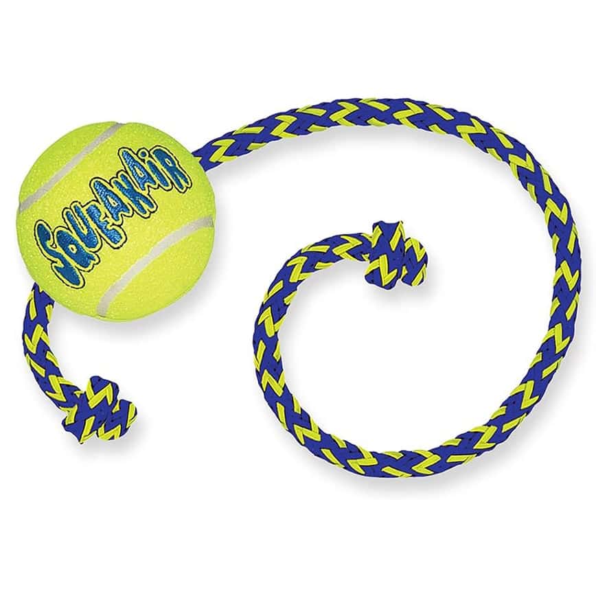 KONG Squeakair® Ball with Rope Ø = 6cm (66417) (圖片2)