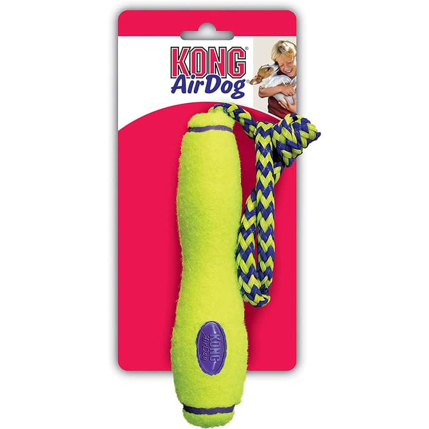 KONG Squeaker Fetch Stick w/ Rope 28cm (42508) (圖片2)