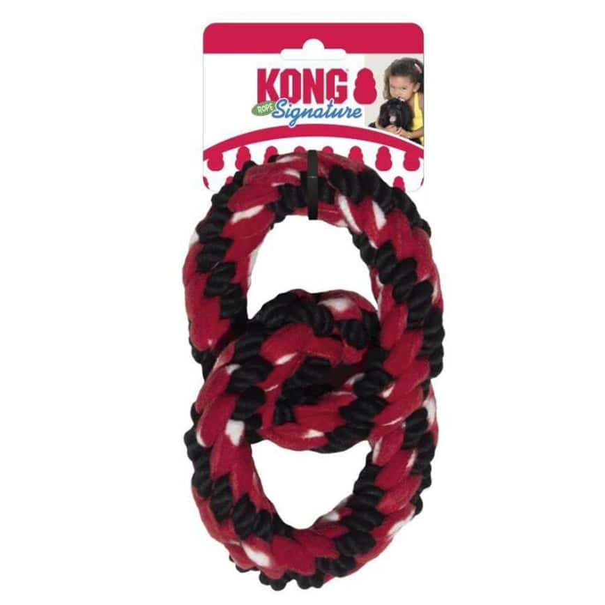 KONG Signature Rope Double Ring Tug (201343) (圖片2)