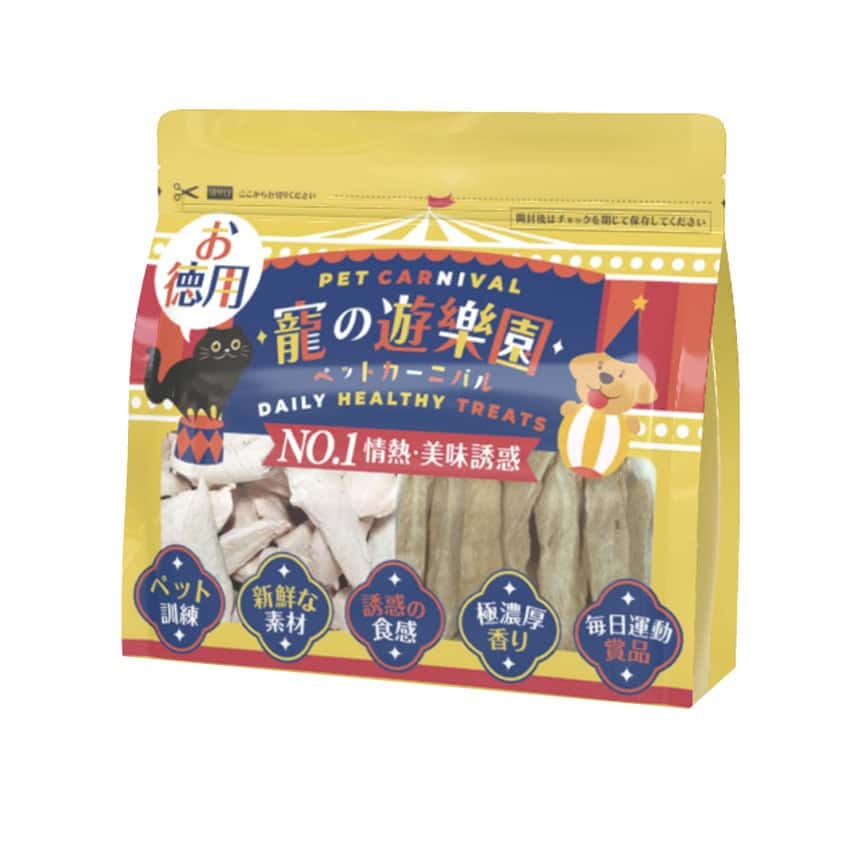 寵之遊樂園 貓狗凍乾零食 脫水雞胸肉+鴨胸肉 1000g (圖片2)