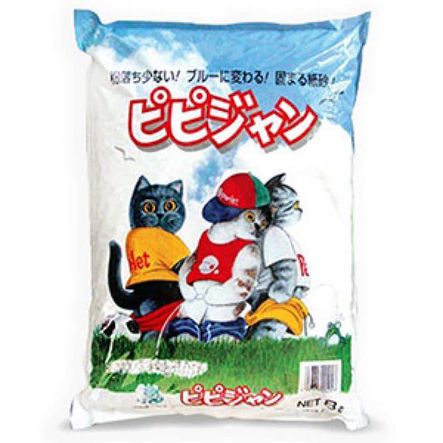 日本Peparlet PiPiJan三貓無塵變色 紙貓砂 8L (圖片2)