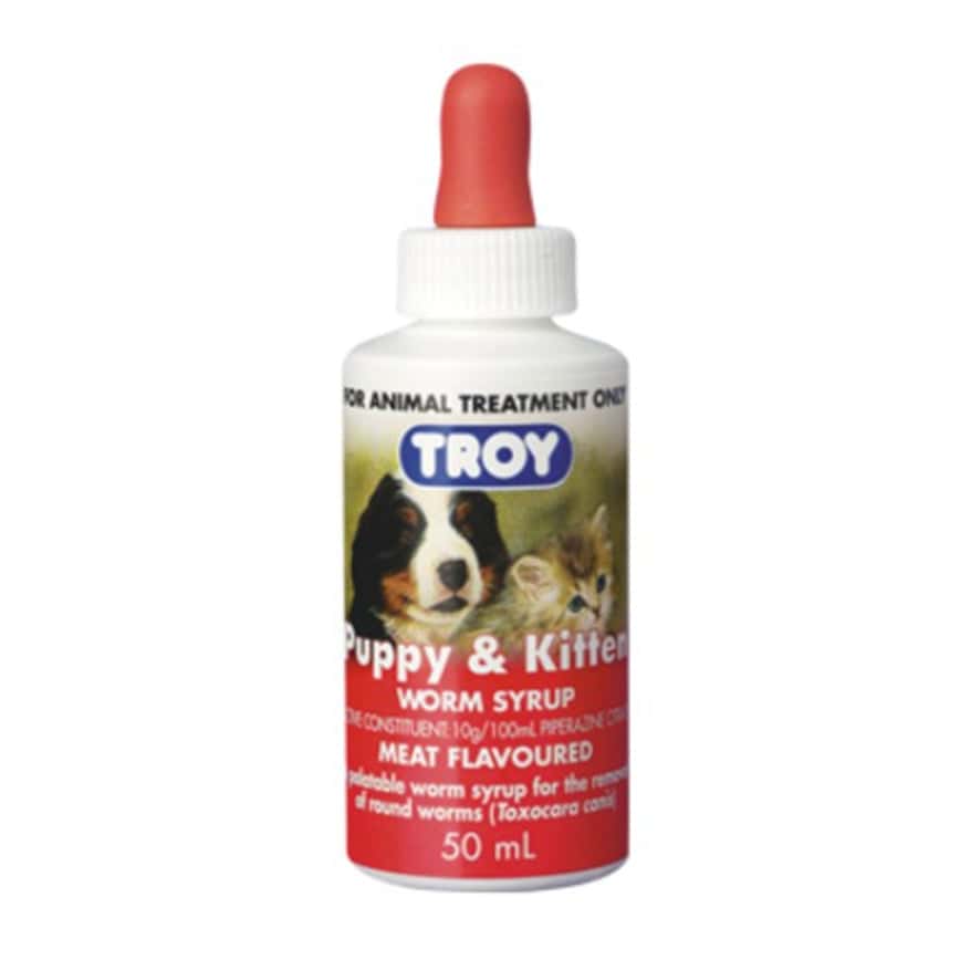 TROY 幼貓 幼犬杜蟲糖漿 50ml (圖片2)