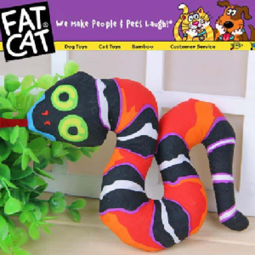 FATCAT 搞鬼造型逗貓玩具 大紅蛇 (圖片2)