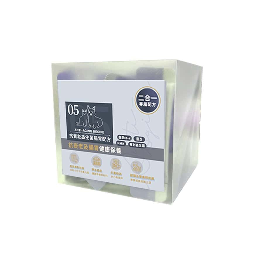 富士一 寵物嚴選特級健康營養拌食粉 靈芝蟲草CS-4 抗衰老NMN 腸胃配方 30條裝 (台灣製) 夾袋 (圖片2)