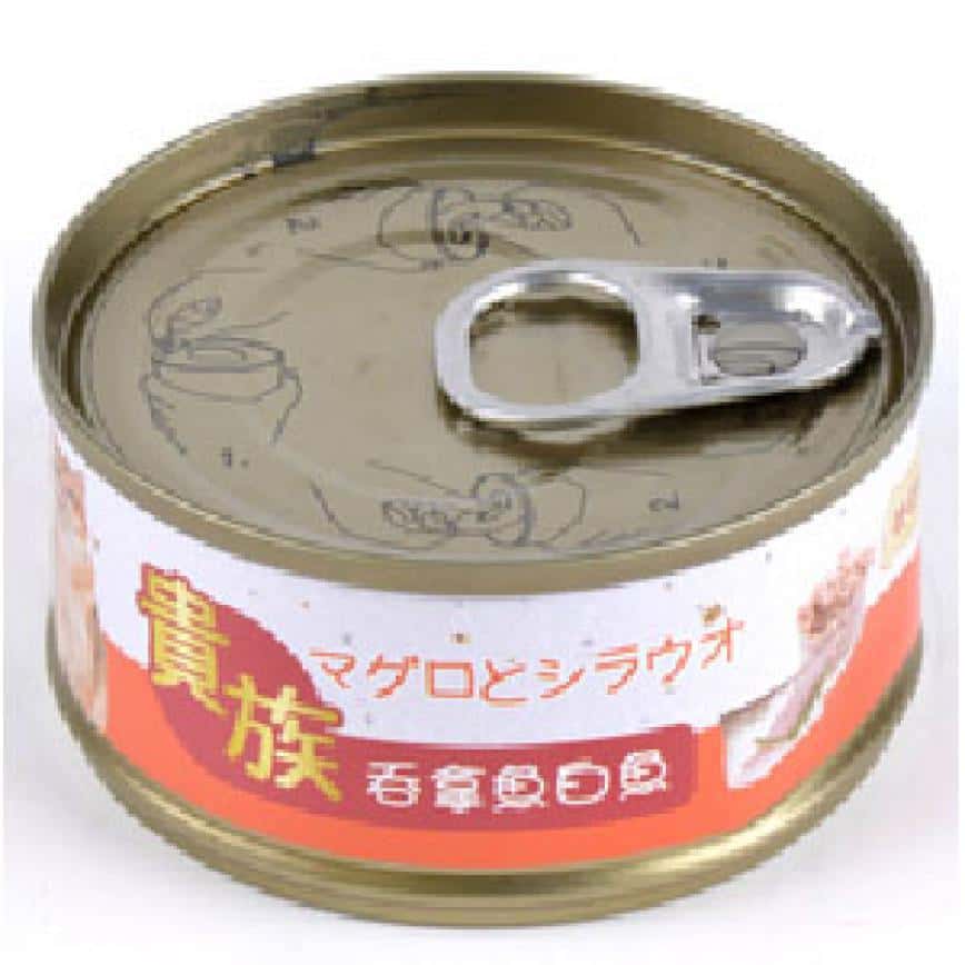 貴族 吞拿魚白魚 80g (橙) (圖片2)