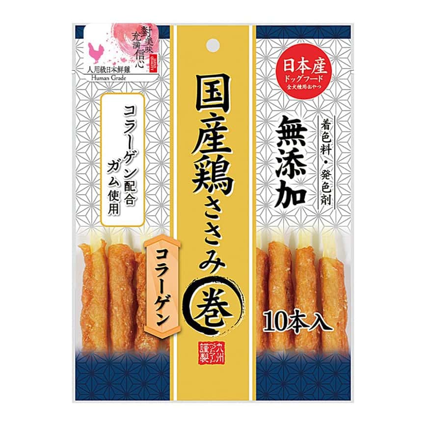日本Q-Pet 狗小食 愛情餐廳 雞肉骨膠元棒 10本 83g (KQ903) (圖片2)