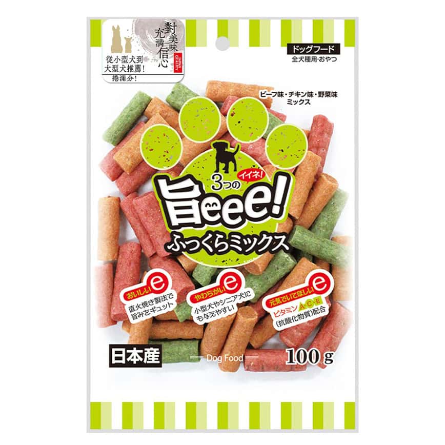 日本Q-Pet 狗小食 旨味 雜菜+肉切條 100g (KQ052) (圖片2)