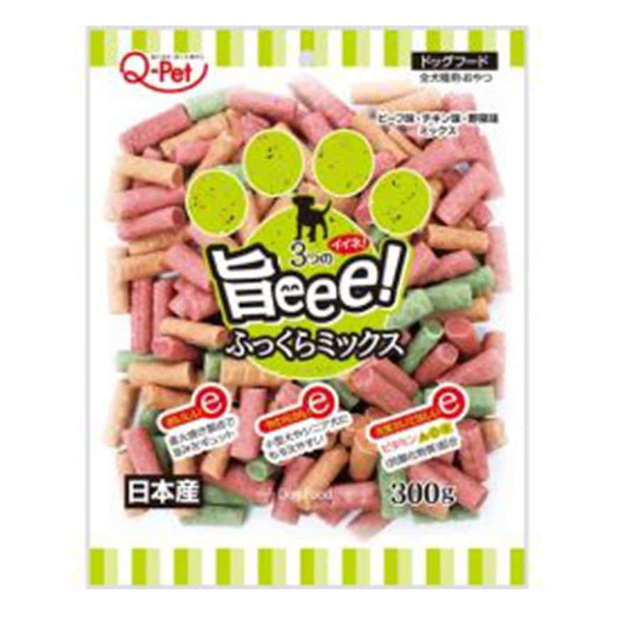 日本Q-Pet 狗小食 旨味 雞牛菜混合味切條 300g (KQ053) (圖片2)
