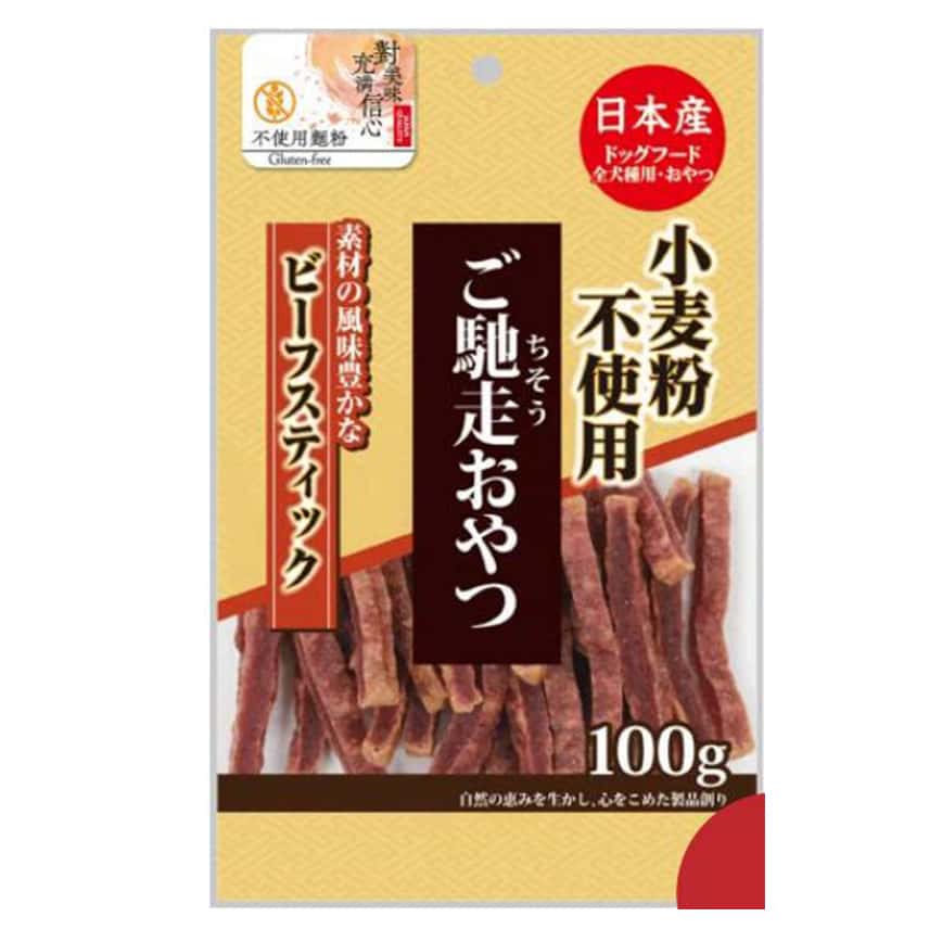 日本Q-Pet 狗小食 御馳走 牛肉條 100g (KQ074) (圖片2)