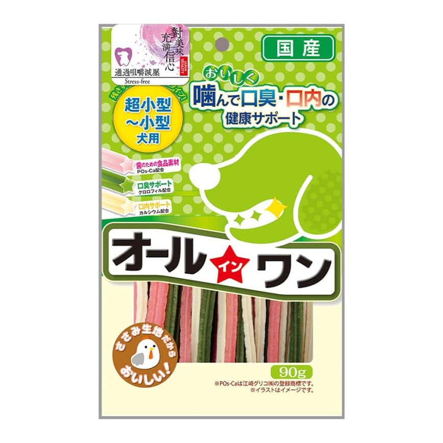 日本Q-Pet 狗小食 Oral Wan 口腔清潔條 超小 小型犬用 90g (KQ472) (圖片2)