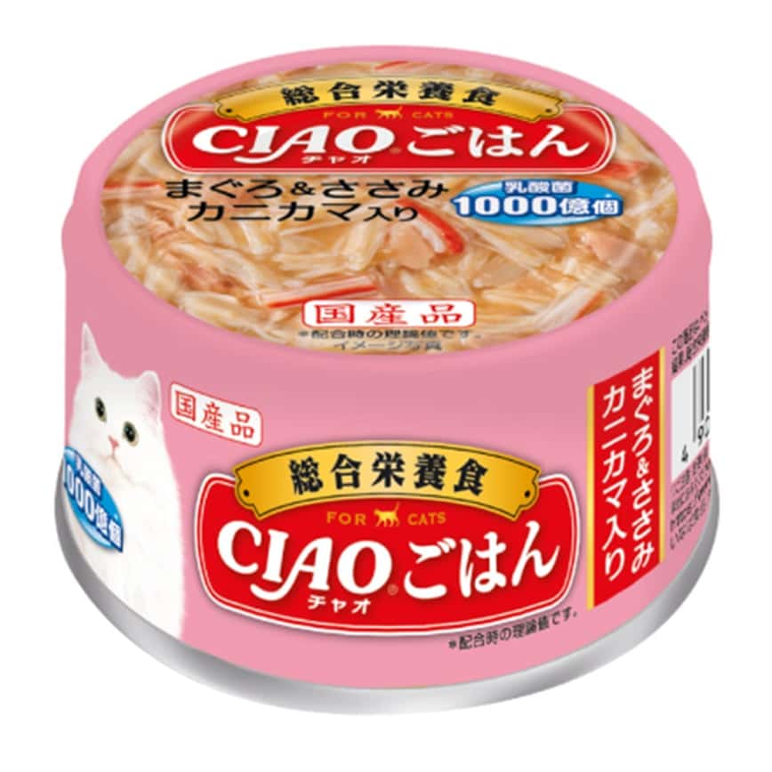 CIAO 貓罐頭 吞拿魚+雞肉 蟹肉棒 (A-254) (圖片2)