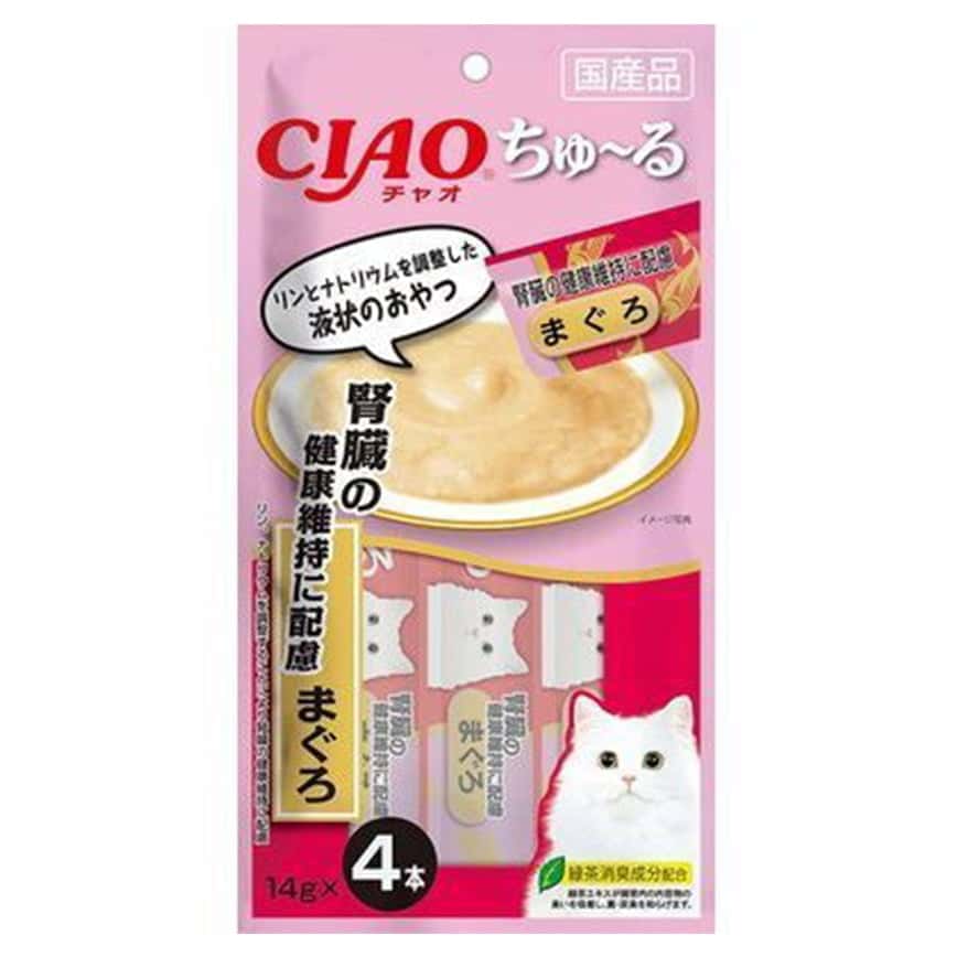 CIAO 貓零食 腎臟健康維持 吞拿魚醬 14g×4 (SC-157) (圖片2)