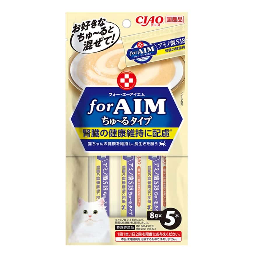 CIAO 貓零食 腎臟健康維持 S18氨基酸 8g×5 (CA-09) (圖片2)