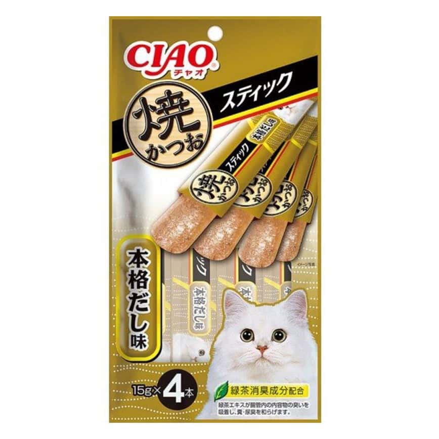 CIAO 貓零食 果凍片 燒鰹魚 木魚湯味 15g×4 (TSC-142) (圖片2)