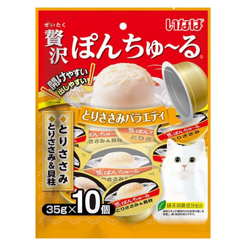 CIAO 貓零食 日本INABA超奴杯 雞肉Party 35g×10 (TSC-118) (圖片2)