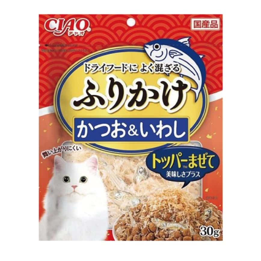 CIAO 貓零食 木魚片+小沙甸魚 30g (CS-23) (圖片2)