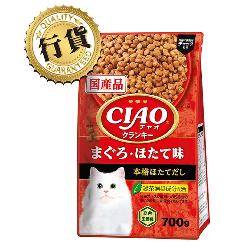 CIAO 貓糧 脆脆糧 吞拿魚+帶子味 700g (P-451) (圖片2)