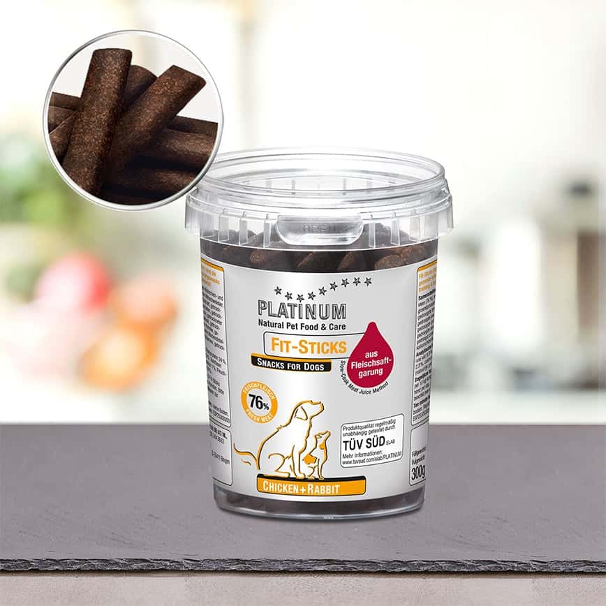 PLATINUM 狗小食 雞肉+兔肉滋味條 300g (PT501) (圖片2)
