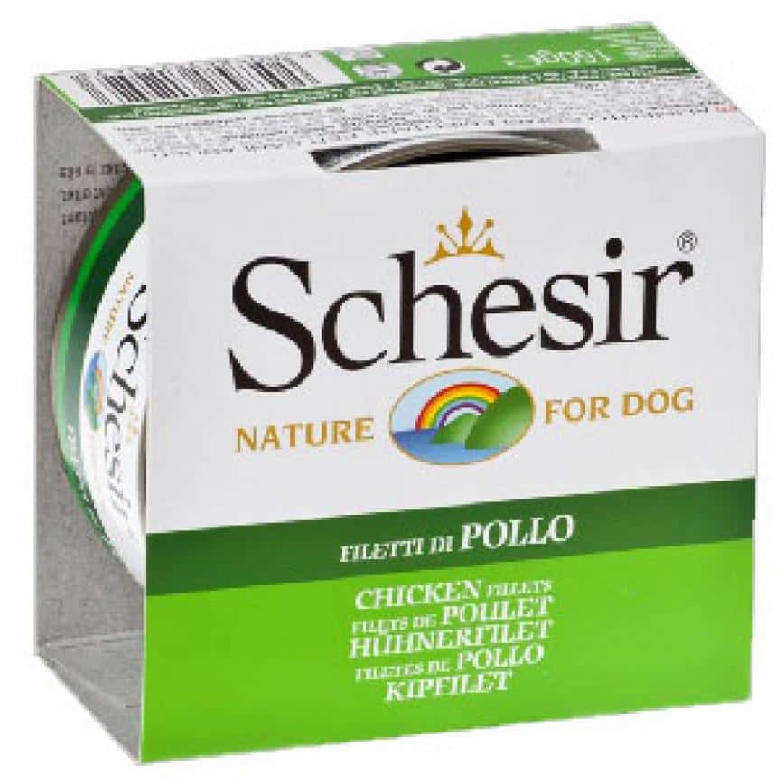 Schesir 啫喱狗罐頭 雞肉 150g (圖片2)