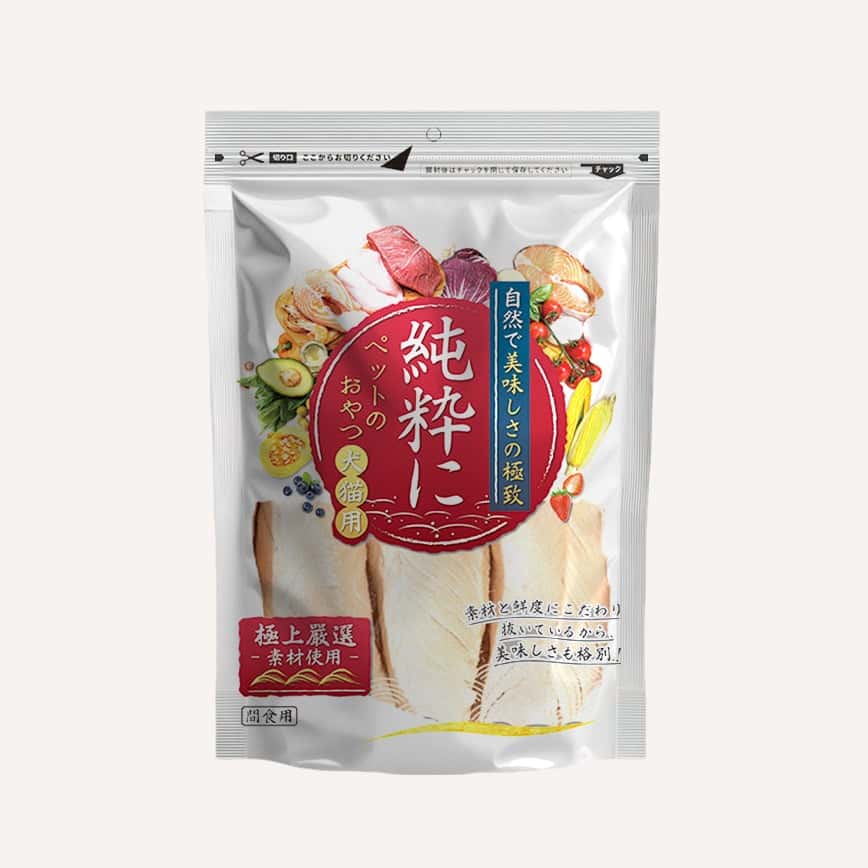 純粹 貓狗凍乾小食 凍乾雞胸肉 3條裝 (圖片2)