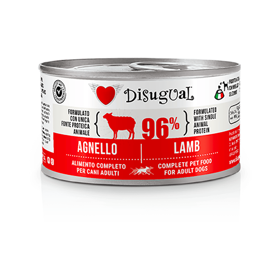 Disugual 意極鮮 狗罐頭 狗主食罐 96%極品鮮肉 單一蛋白配方 羊肉 150g (DSGV106) | 意大利製造 (圖片2)