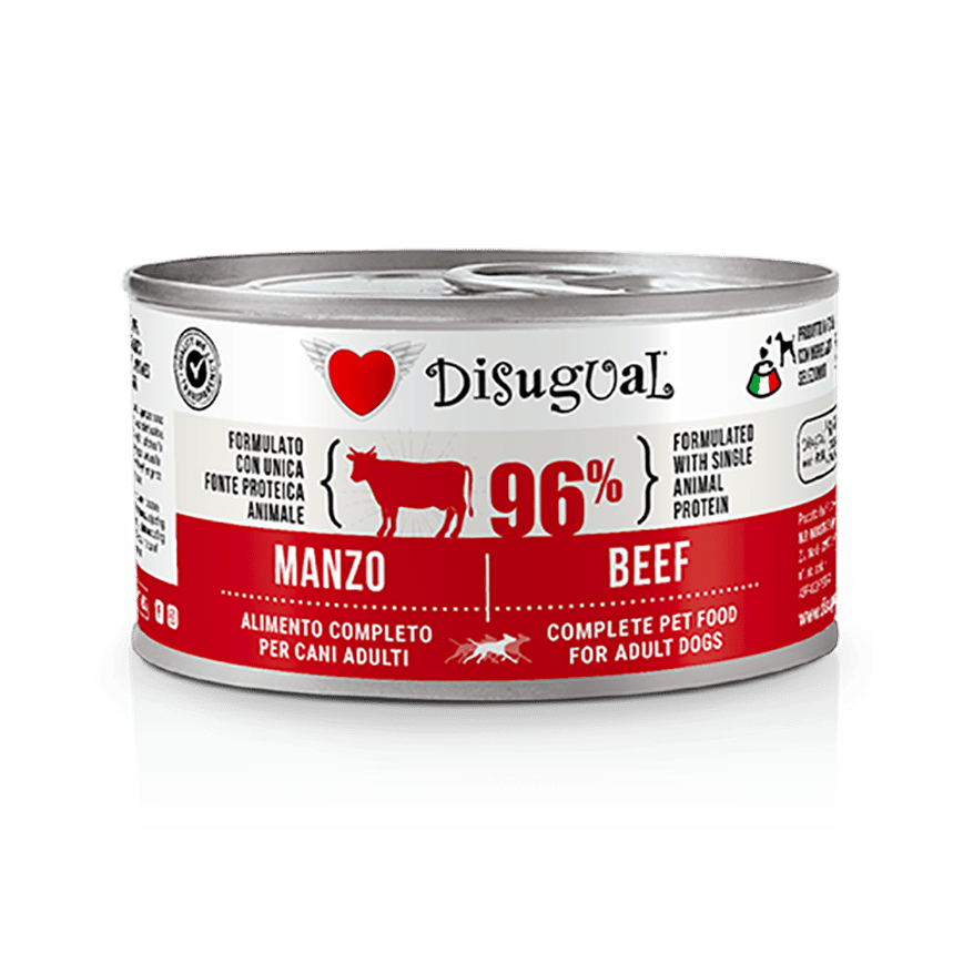 Disugual 意極鮮 狗罐頭 狗主食罐 96%極品鮮肉 單一蛋白配方 牛肉 150g (DSGV105) | 意大利製造 (圖片2)