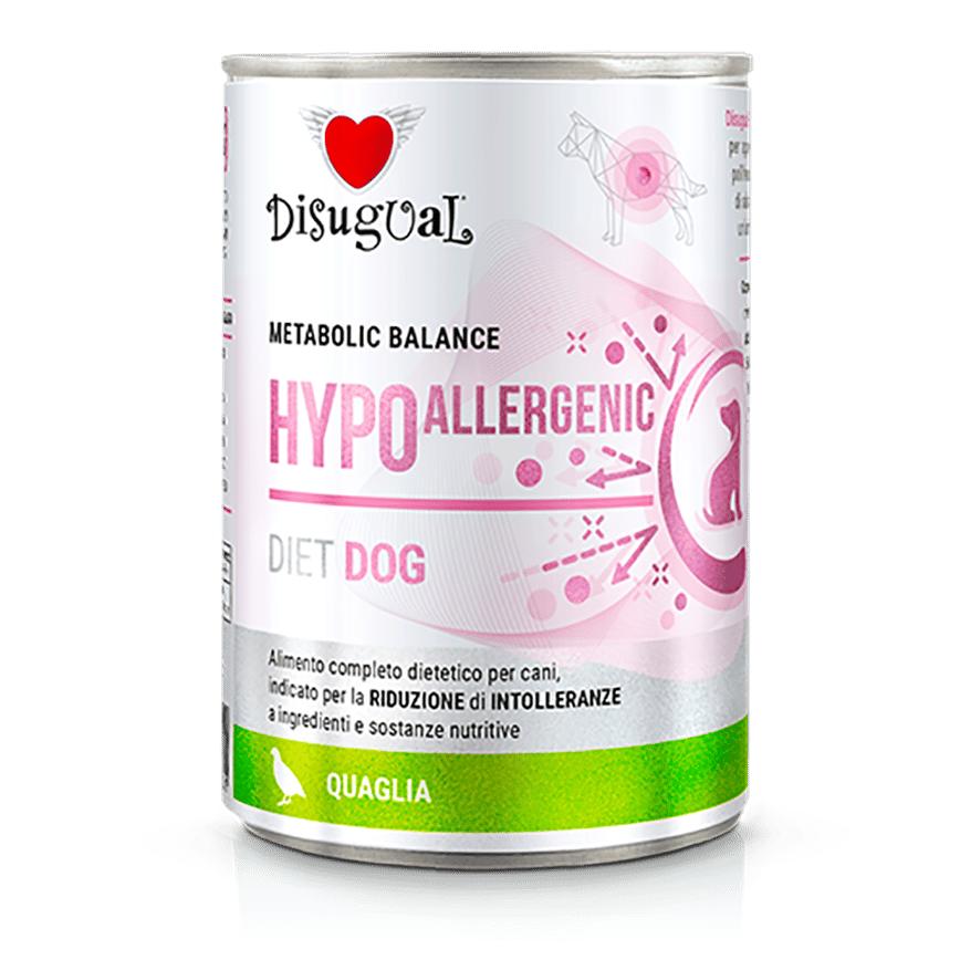 Disugual 意極鮮 處方糧 狗罐頭 低敏配方 鵪鶉 400g (DSDT001) | 意大利製造 (圖片2)